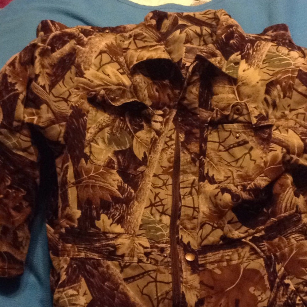 Camouflage coveralls
